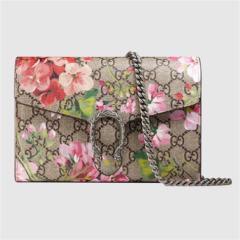 gucci dionysus blooms print mini chain bag|dionysus handbags Gucci.